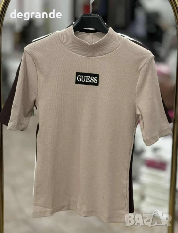 Рипсено боди Guess Лого Бродерия