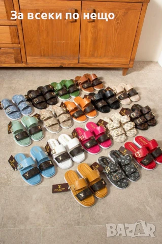 Louis Vuitton Дамски Чехли Луис Витон - Налични Различни Цветове Код E602, снимка 6 - Чехли - 50957568