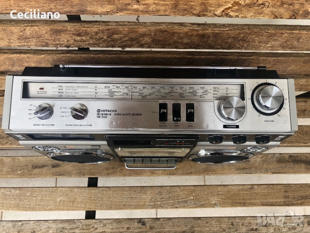 Радиокасетофон HITACHI TRK-8155E, снимка 8 - Радиокасетофони, транзистори - 53447114