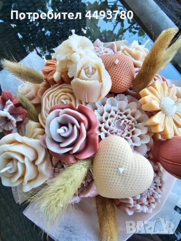 букети от соев восък , снимка 1