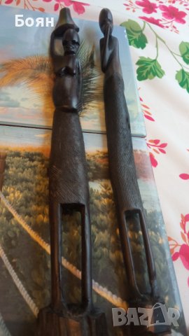 Дървени фигури от абанос, снимка 4 - Статуетки - 39472584