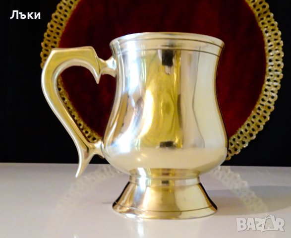 Английска бронзова чаша за вино. , снимка 1 - Антикварни и старинни предмети - 37120998