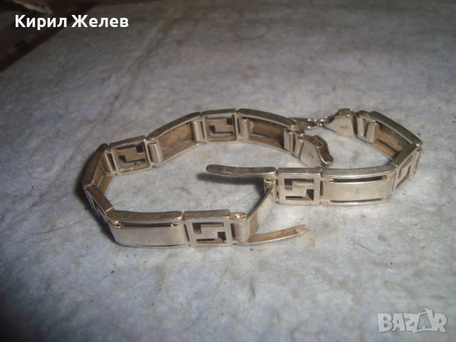 СТАРА СРЕБЪРНА КРАСИВА МАЙСТОРСКА АРТ ДЕКО СТИЛ ГРИВНА СРЕБРО 925 с ЛЕКА ЗАБЕЛЕЖКА! 27157 , снимка 2 - Гривни - 36795669