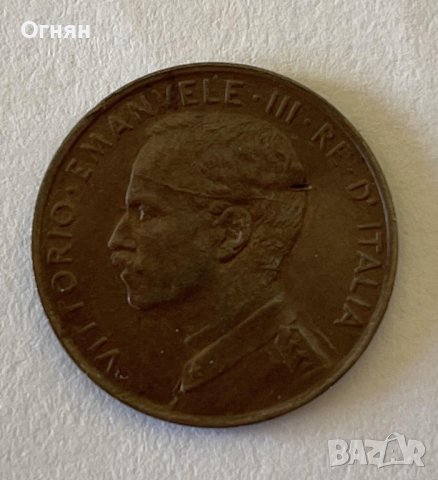 1 сентисимo 1915 Италия Виктор Емануел III, снимка 2 - Нумизматика и бонистика - 43672792