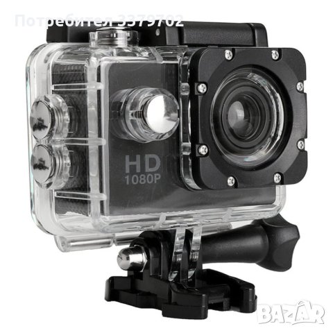 Водоустойчива спортна камера D600 с 2 инча LED 1080P HD дисплей, снимка 2 - Друга електроника - 42932946