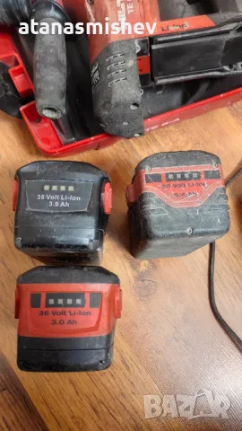  Перфоратор Хилти TE 6 -A със зарядно и три батерии , снимка 5 - Перфоратори - 46938647