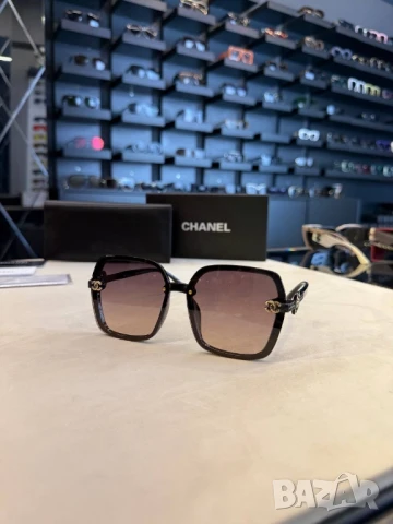 очила с черен обикновен калъф и ув защита chanel , снимка 18 - Слънчеви и диоптрични очила - 50776601