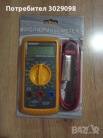 мултиметър Allsun EM390B, снимка 1