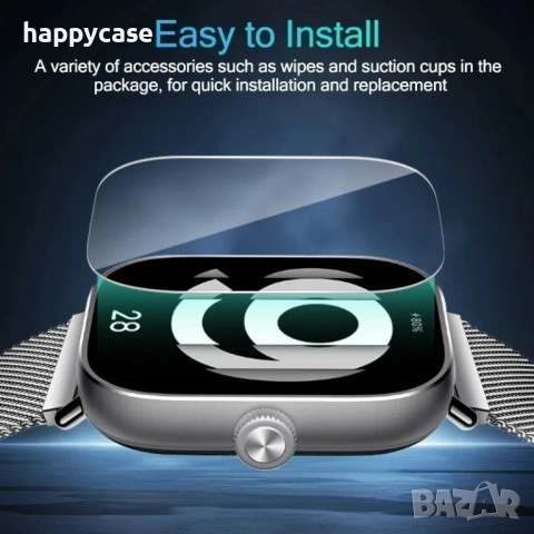 Xiaomi Redmi Watch 5 Lite / 5 Active / 9H Стъклен протектор за екран, снимка 3 - Смарт часовници - 53141535