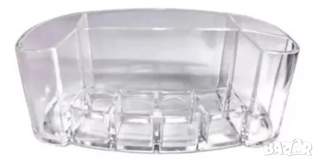 Материал: Висококачествен прозрачен акрил; Размери: 18,5 х 7,5 х 7,5 см; Брой отделения: 9., снимка 4 - Други - 52564162