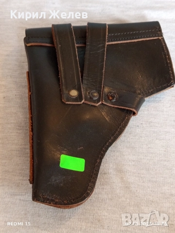 Винтидж естествена кожа кобур за пистолет за КОЛЕКЦИЯ 51127, снимка 3 - Други ценни предмети - 51921286