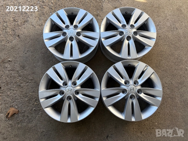 4 броя алуминиеви джанти за Hyundai IX20 16, снимка 4 - Гуми и джанти - 46633953