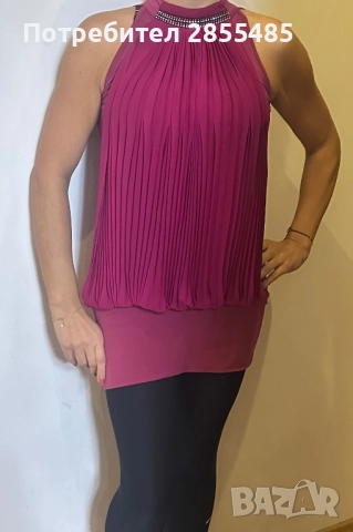 Блуза цикламен цвят