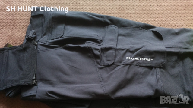 BEKKEN & STROM Lillehammer Work Stretch Pants Signal размер 5-6XL работен еластичен панталон W4-68, снимка 6 - Панталони - 52026784