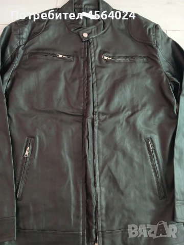 Кожено яке, снимка 4 - Якета - 51859018