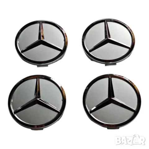 60мм Капачки за джанти за Мерцедес Mercedes-Benz, снимка 2 - Аксесоари и консумативи - 42703030