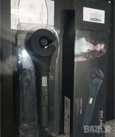 Високотехнологична керамична преса за къдрене на коса с LED дисплей