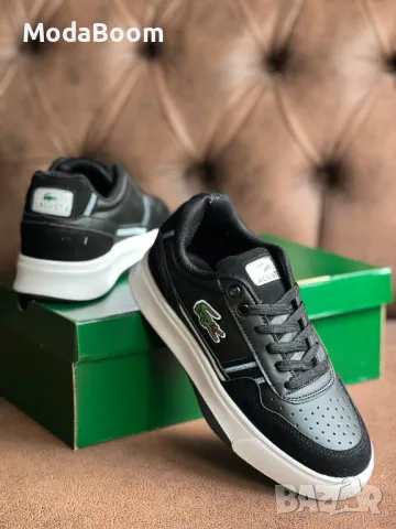 Lacoste черни дамски маратонки , снимка 3 - Маратонки - 48452734