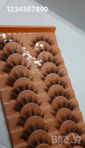 4D Мигли 10 чифта в кутия, снимка 3 - Декоративна козметика - 53165250