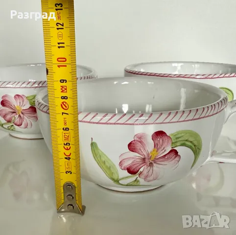 Италиански керамични чаши тип купа, снимка 8 - Прибори за хранене, готвене и сервиране - 49079476