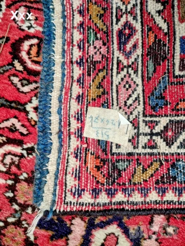 Ръчно тъкана вълнена пътечка.Антика за ценители.Иранска., снимка 4 - Пътеки - 51018859