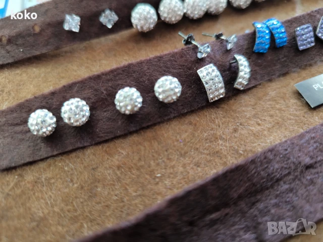 Сребърни обици нови, снимка 4 - Обеци - 50841964