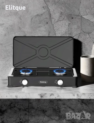 Двоен газов котлон с капак и автоматично запалване Rosberg, 30mbar 2x2.2kWh, снимка 8 - Друга електроника - 52856928