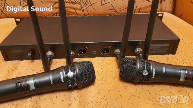 Двоени безжичени микрофони SHURE AD4D - ksm8, akg, rcf, dynacord, fbt, wireless, снимка 7 - Микрофони - 43106458