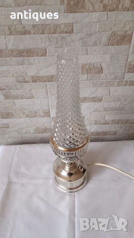 Стара нощна лампа - немска - ELEKTROFEM ISZ - №12, снимка 2 - Антикварни и старинни предмети - 53082924