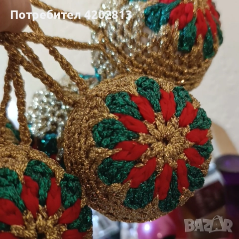 Ръчно изработени Коледни играчки , снимка 15 - Декорация за дома - 52384441