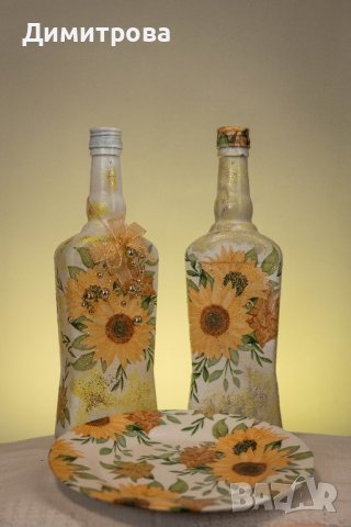 Подарък за мъж.Подарък за ловец. Оргинални, рисувани бутилки за колекция или подарък. , снимка 7 - Подаръци за мъже - 43330185