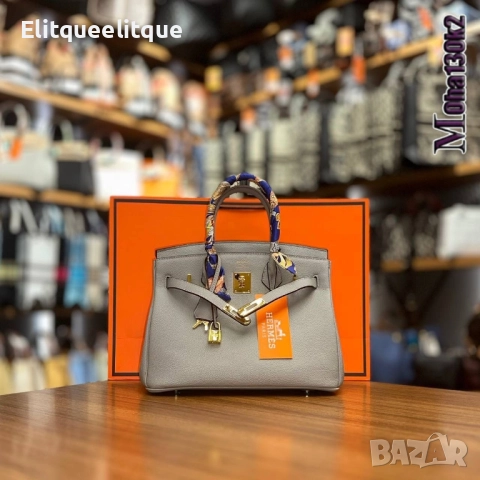 чанти HERMES BİRKİN 30 30✖️23 CM🎖️ , снимка 8 - Чанти - 52242790