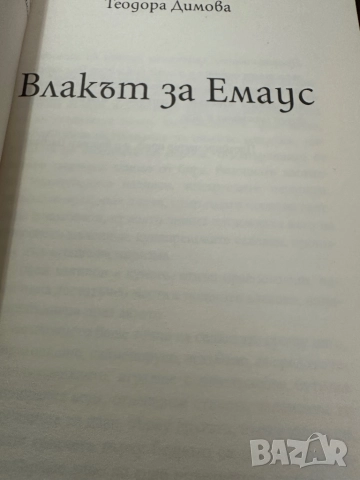 Влакът за Емаус -Теодора Димова, снимка 2 - Художествена литература - 51826709