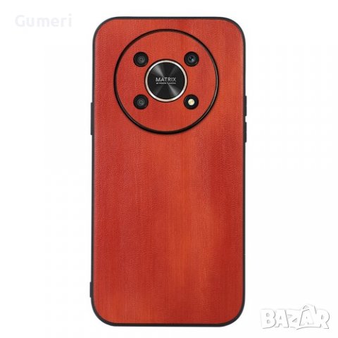 Huawei Honor Magic4 Lite - Твърд Кожен Гръб , снимка 2 - Калъфи, кейсове - 37243885