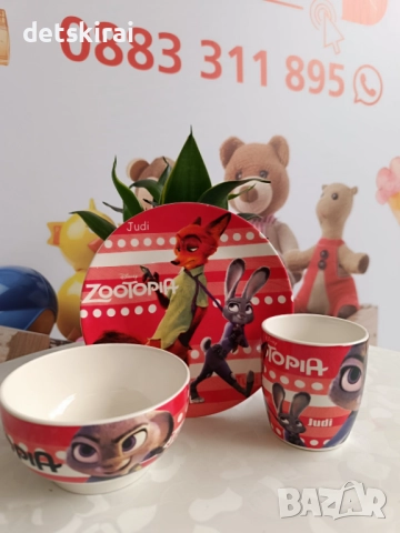 Порцеланов сервиз различни герои - Спайдърмен, Фрозен, Мак и др, снимка 13 - Други - 35583793