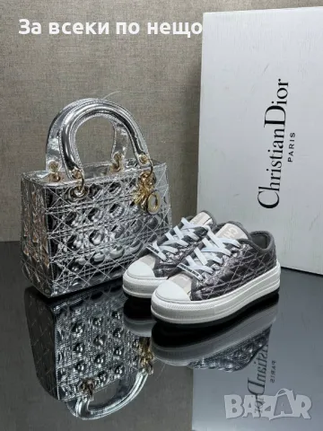 Christian Dior Дамски Маратонки👟Дамски Спортни Обувки Кристиян Диор👟Кецове - 2 Цвята Код D2161, снимка 5 - Маратонки - 49423802