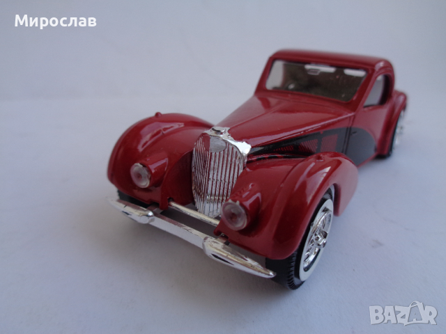SOLIDO 1:43 BUGATTI 1939 РЕТРО МОДЕЛ КОЛИЧКА ИГРАЧКА, снимка 5 - Колекции - 44891947