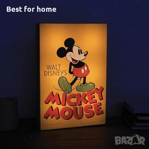 Paladone Мики Маус сензорно осветено платно