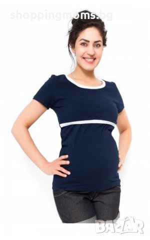 Блуза за бременни и кърмещи - модел 08561, снимка 3 - Дрехи за бременни - 43472460