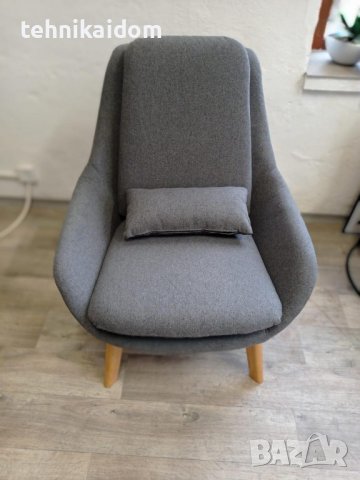 Кресло / фотьойл тапицирана седалка и обелeгалка Ademis внос от Германия, снимка 1 - Дивани и мека мебел - 38446982
