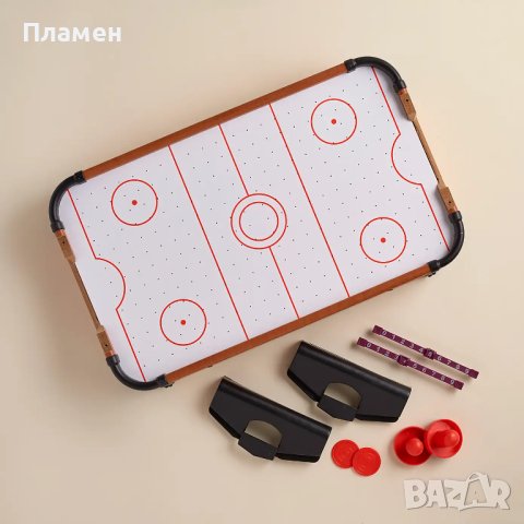 Настолна игра, маса въздушен хокей Air hockey 51x31x10cm, снимка 3 - Игри и пъзели - 43164621