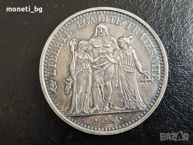 СРЕБРО Франция 10 франка 1968, снимка 2 - Нумизматика и бонистика - 53561981