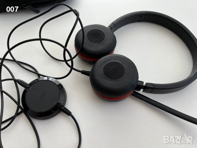 Слушалки с микрофон Jabra - Evolve 20 UC Stereo SE, черни, снимка 2 - Слушалки и портативни колонки - 51474930