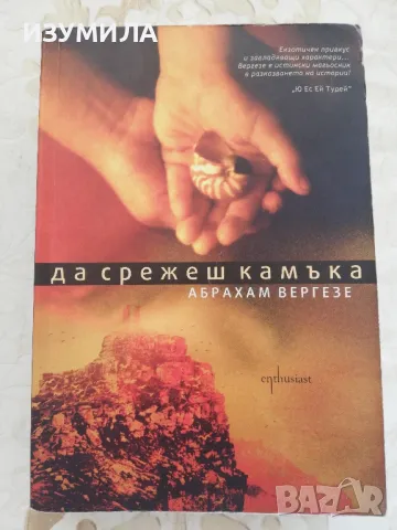 Да срежеш камъка - Абрахам Вергезе, снимка 1 - Художествена литература - 48905193