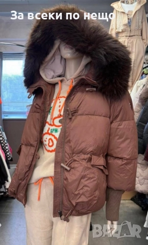 Дамско Зимно Яке С Качулка Код EN28, снимка 3 - Якета - 52511274