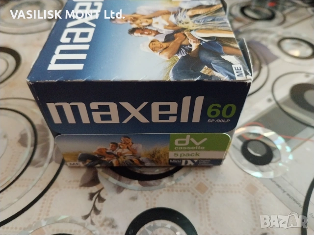 MiniDV Касета Maxell mini dv DVM60/90 SP/LP, снимка 5 - Камери - 53391378
