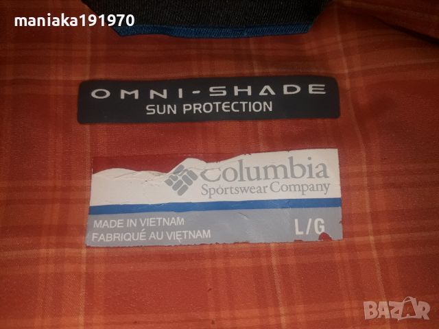 Columbia Omni-Shade Sun Protection (L)  мъжка риза с къс ръкав, снимка 5 - Ризи - 36486416