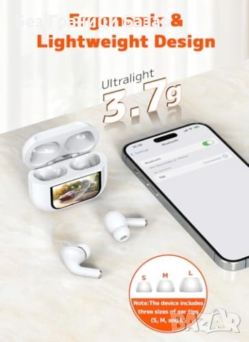 Нови Безжични слушалки с шумопотискане, Hi-Fi звук и IPX7 защита, снимка 6 - Bluetooth слушалки - 52698570