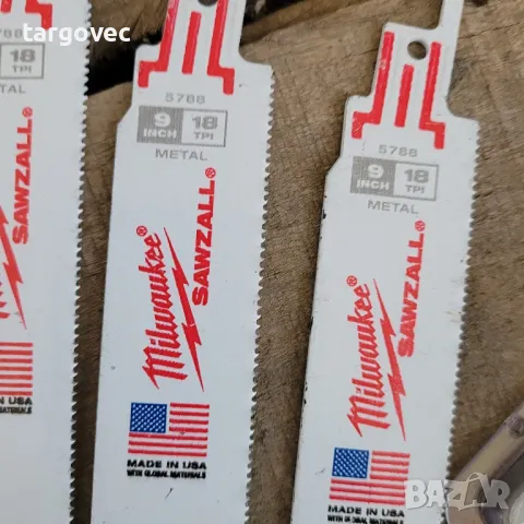 дълги ножове за реципрочен трион за метал Милуоки, снимка 2 - Други инструменти - 47782202