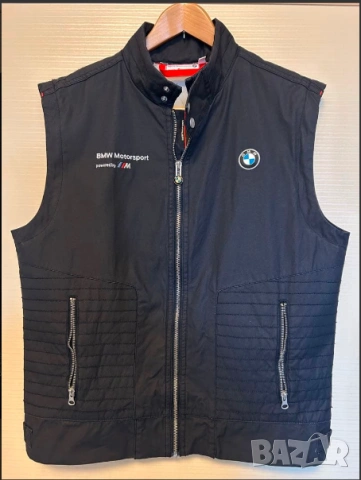 BMW 2 в 1 Мъжко мотоциклетно яке / елече BMW Motorsport Vintage размер М , снимка 2 - Якета - 53405231